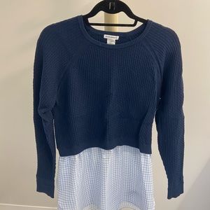 Navy Club Monaco sweater size small